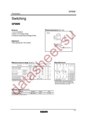 SP8M9FU6TB datasheet  